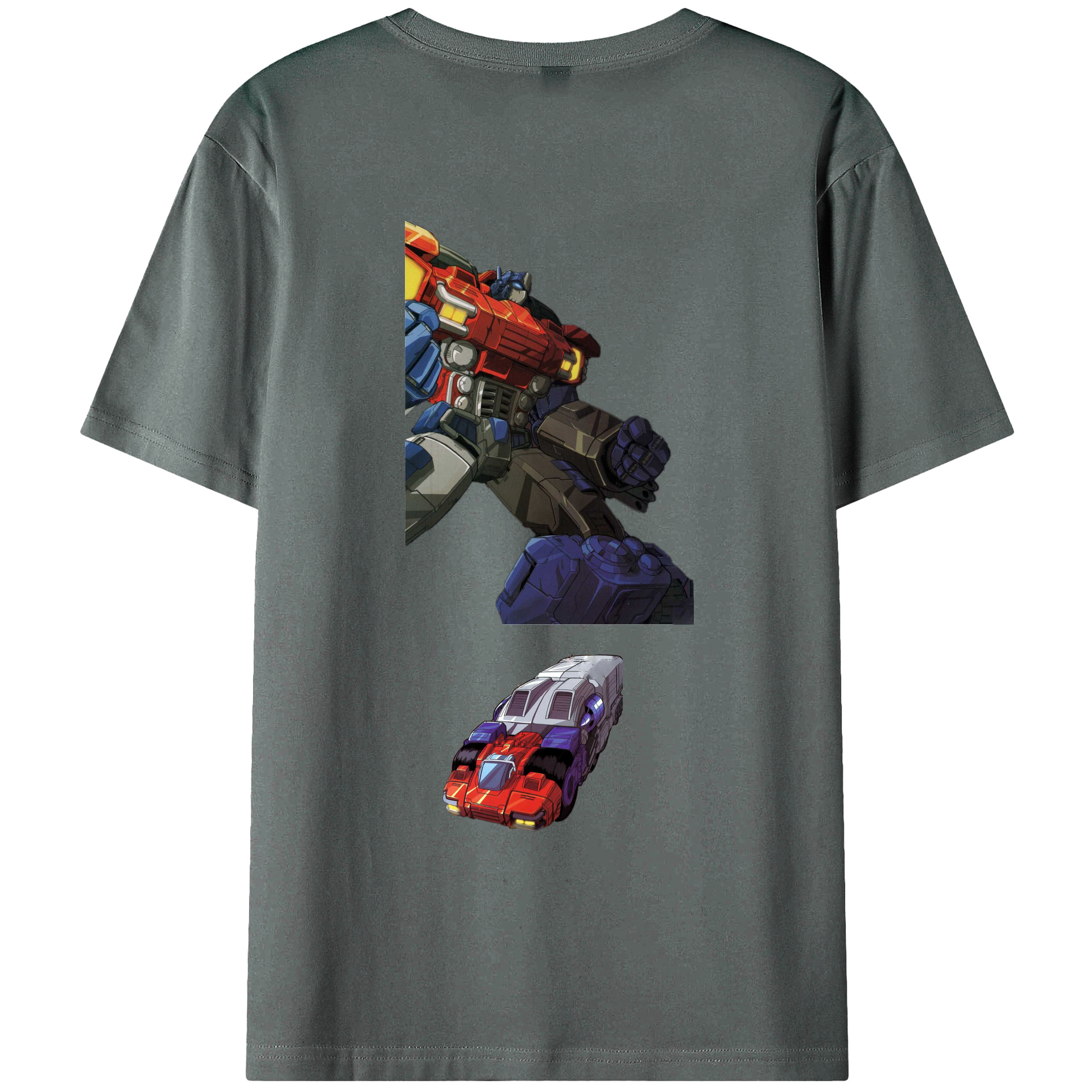 （画像用）  綿100％ メンズ半袖Tシャツ（バックプリント） 通気性